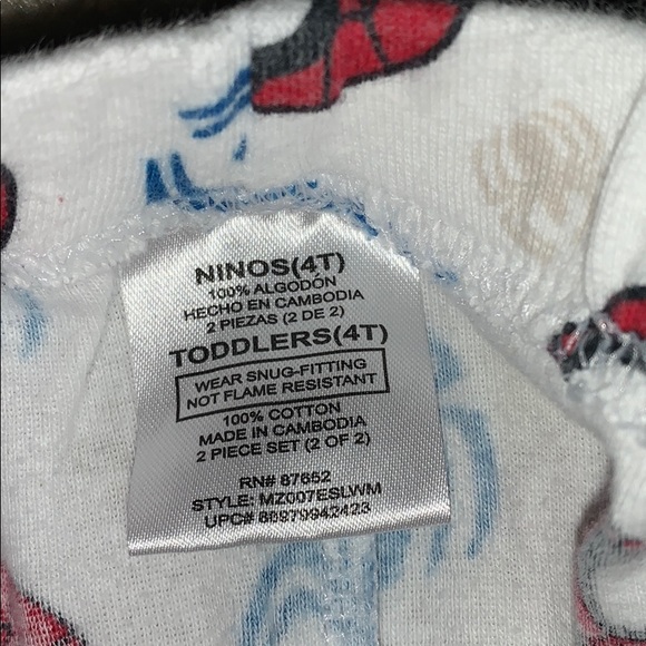 Gently Used 4T Spider-Man Pajamas - Picture 8 of 8